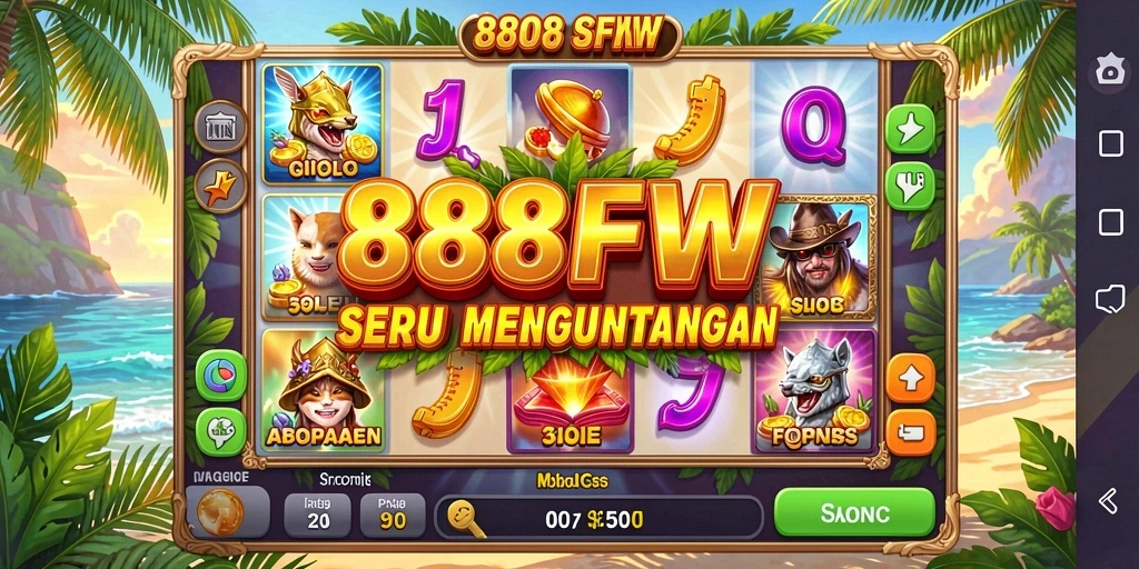 Gameplay menarik 888FW dengan berbagai tema slot yang seru.