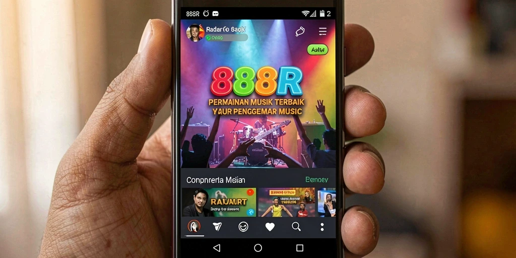 Tampilan gameplay <strong>888R</strong> yang penuh warna dan energik.