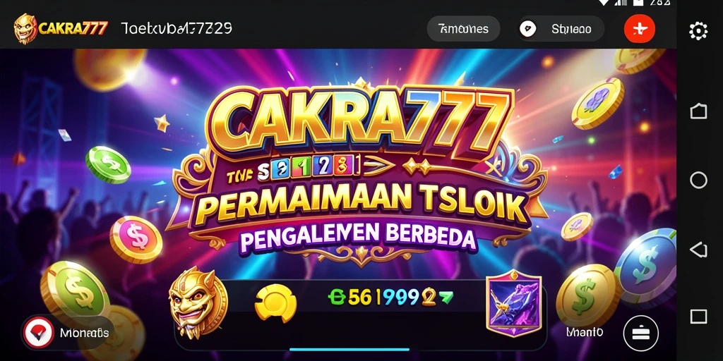 Tampilan menarik dari gameplay Slot di CAKRA777.