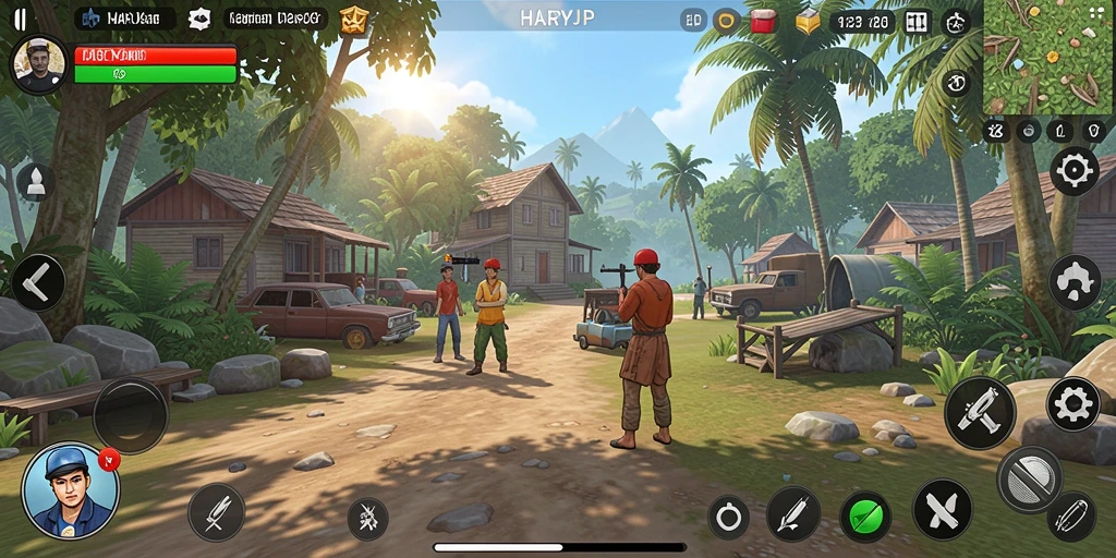 Tampilan gameplay HARAPJP yang mengasyikkan dan interaktif.