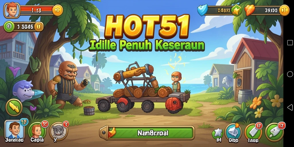 Tampilan gameplay HOT51 yang menarik dan mengasyikkan.