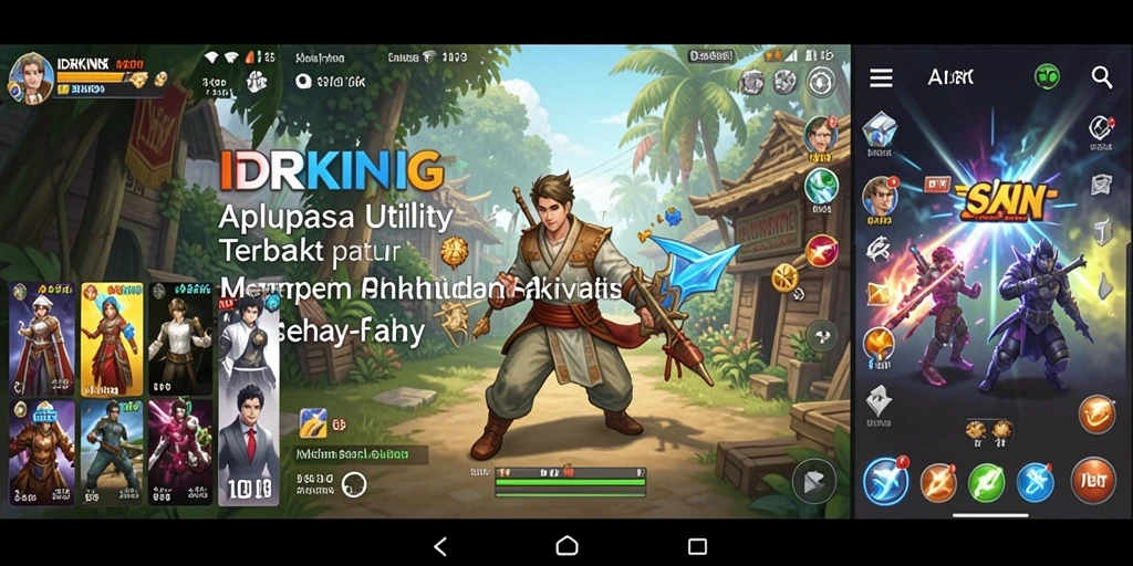 Tampilan antarmuka IDRKING yang sederhana dan fungsional.