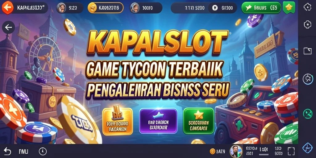 Tangkapan layar utama KAPALSLOT menampilkan gameplay seru dan interaksi bisnis di lautan.