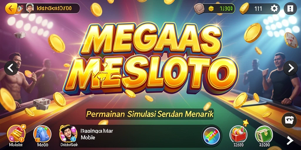 Gameplay menarik dari MEGASLOTO yang membawa pengalaman simulasi lotere yang seru.