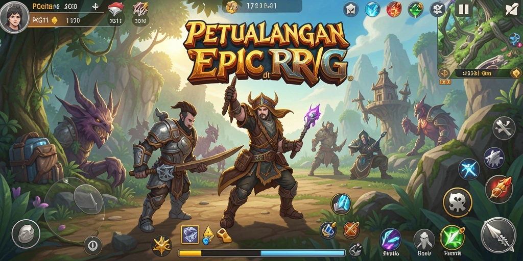 Screenshot PG11 menampilkan aksi pertarungan mendebarkan di dunia RPG yang menakjubkan.