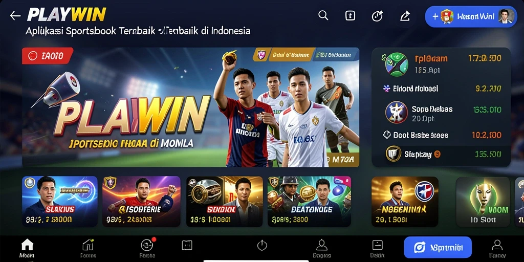 Tampilan gameplay Sportsbook yang menarik dan interaktif.