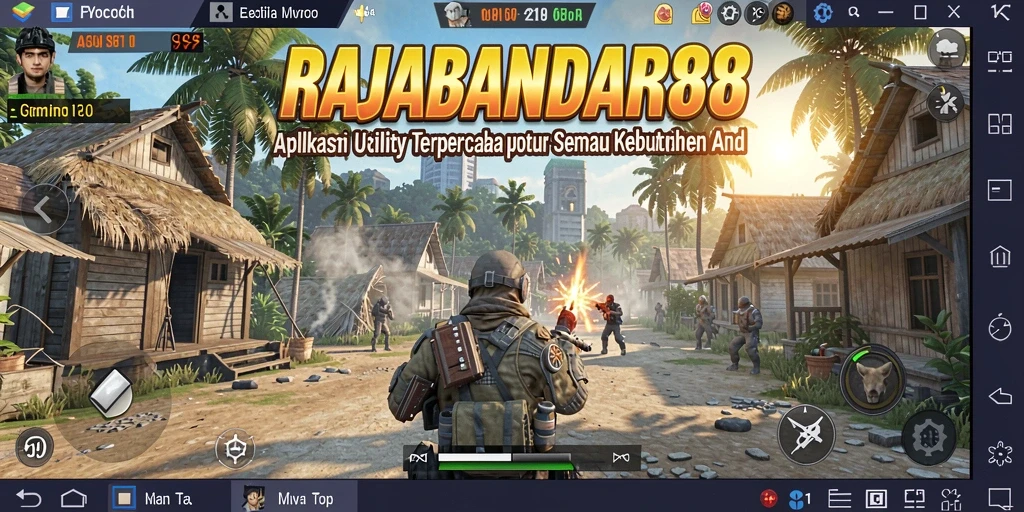 Tampilan antarmuka RAJABANDAR88 yang sederhana dan intuitif.