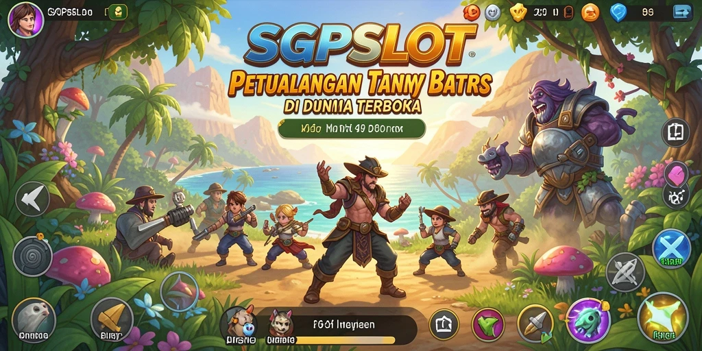 Tampilan indah dari gameplay SGPSLOT yang imersif di dunia terbuka.