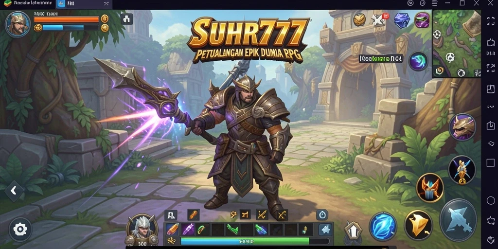 Tampilan gameplay SUHU777 yang menampilkan petualangan menarik dalam dunia RPG.