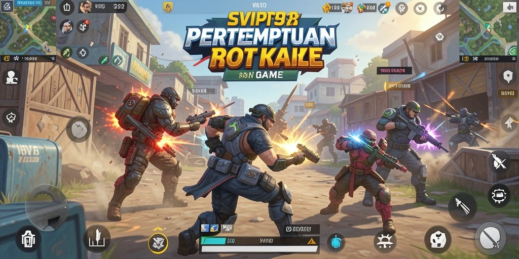 Tampilan gameplay intens dan seru dalam SVIP2 Battle Royale.