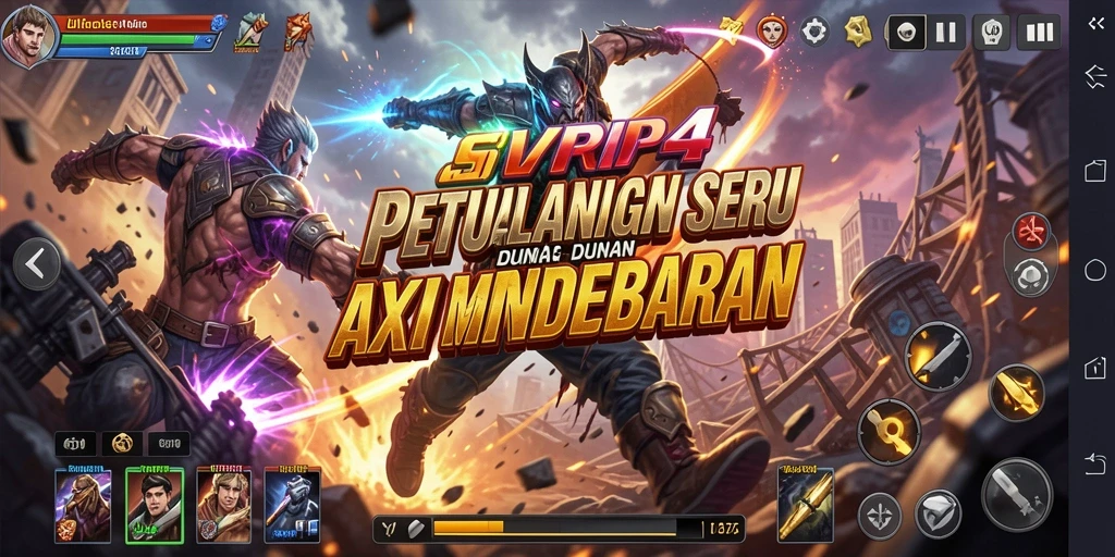 Tampilan menarik dari gameplay SVIP4 yang penuh aksi.