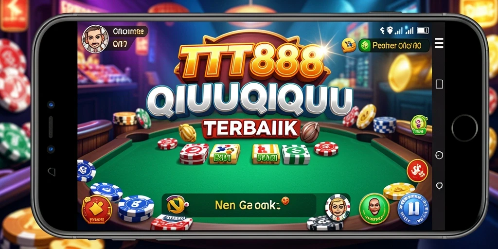 Tampilan gameplay menarik dari TTT888 saat bermain QiuQiu.