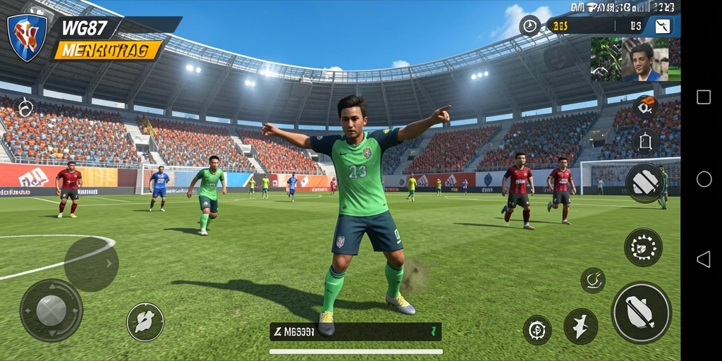 Tangkapan layar menunjukkan gameplay mendebarkan di WG87.
